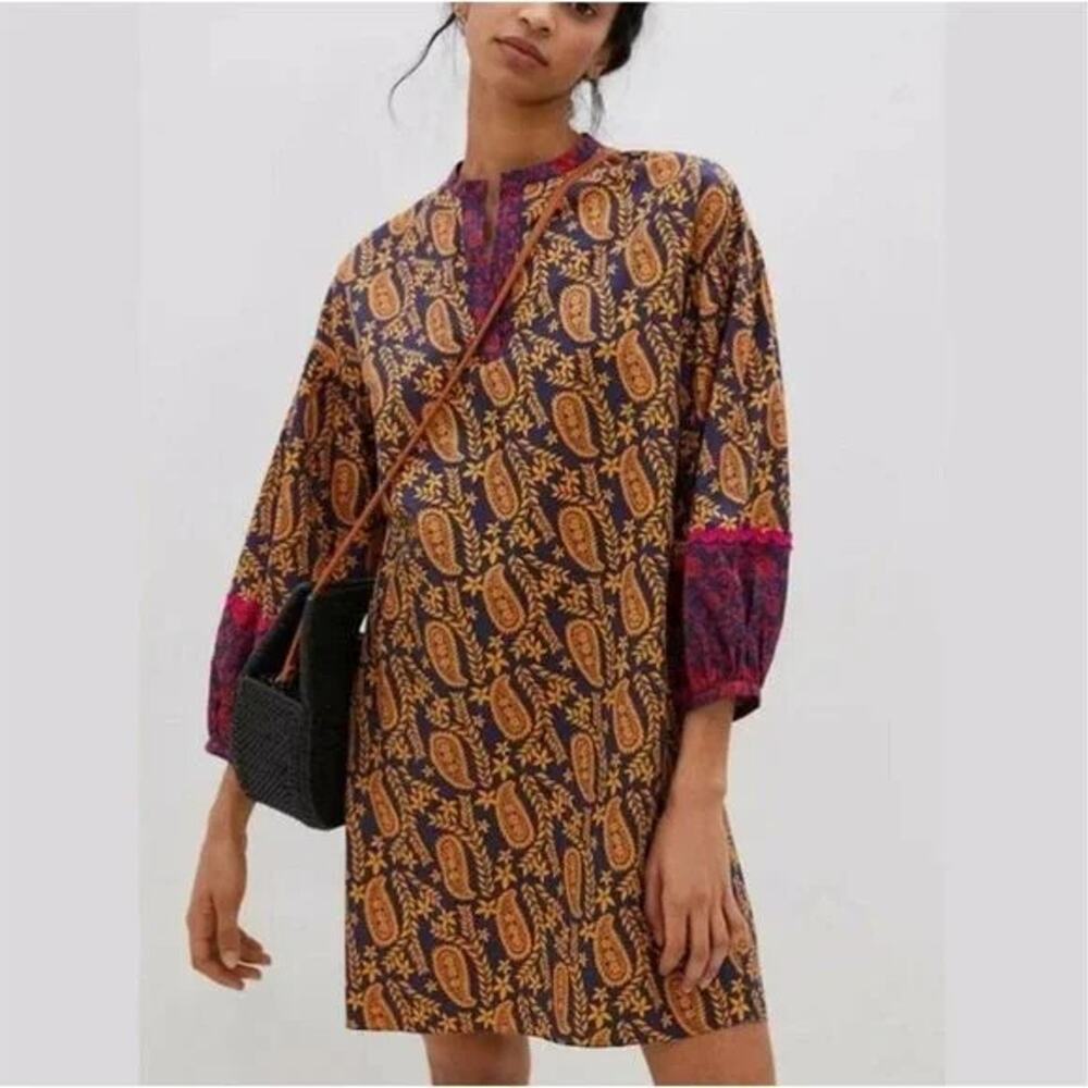 NEW Anthropologie Sachin + Babi Celestine Paisley Tunic Dress Size XS
